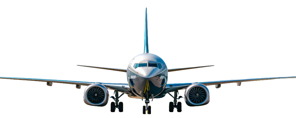 Commercial aircraft representing airline-ready training